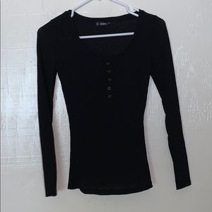 Black Longsleve Fitted